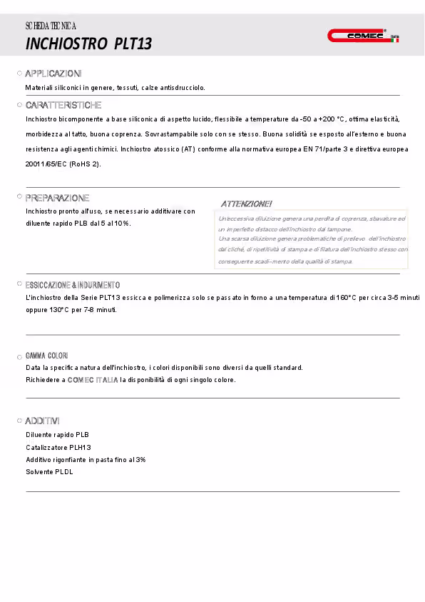 PLT13 silicone