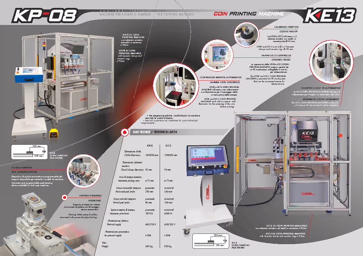 Coin printing machine